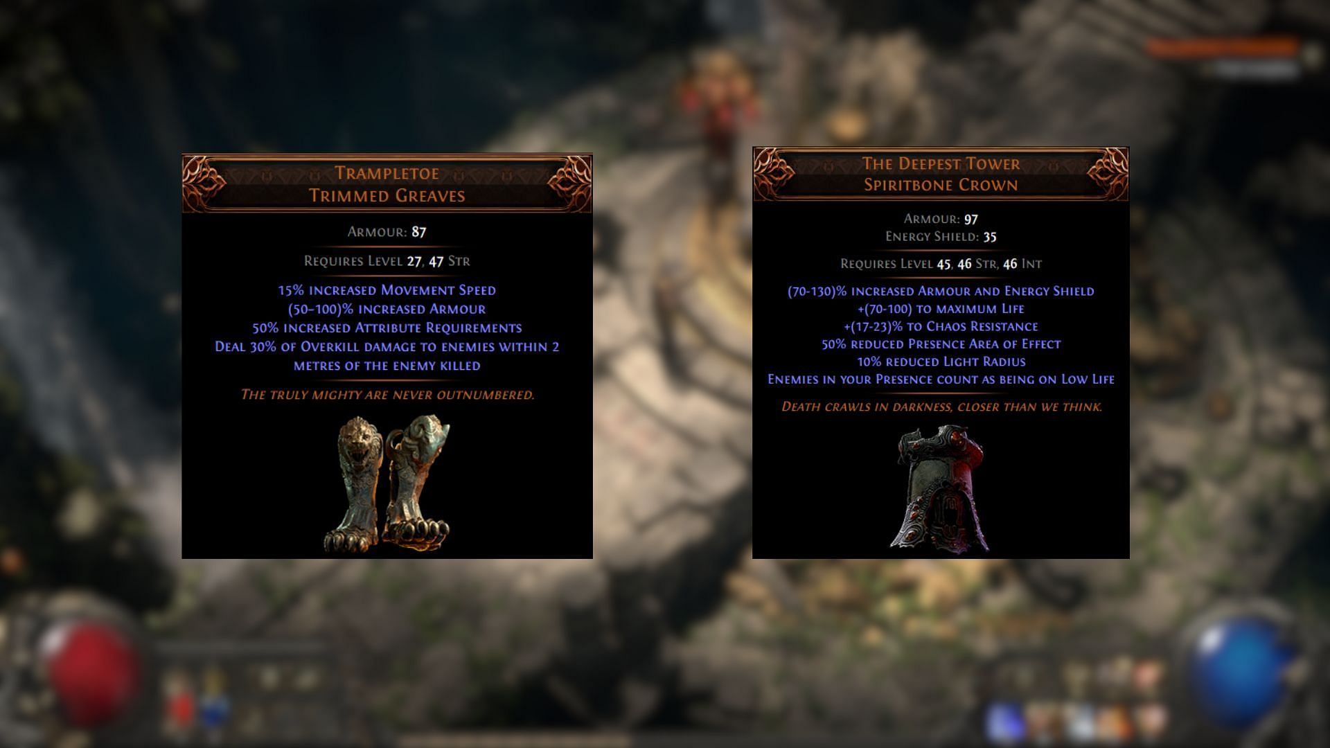 Trampletoe and The Deepest Tower (Image via Grinding Gear Games)
